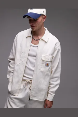 Carhartt Rainer - Offwhite skjortejakke