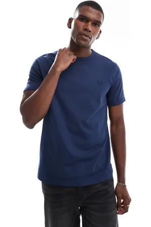 Fred Perry Marineblå ringer T-shirt