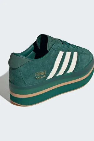 adidas Gazelle - Grønne stablede sneakers