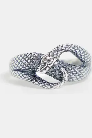 ASOS Ring med snoet slangedesign i sterlingsølv