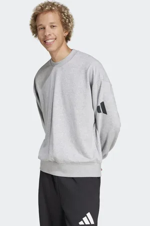 adidas Essentials - og løstsiddende sweatshirt med logo med 3 striber