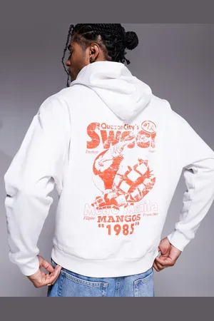 ASOS Oversized hættetrøje med Mango-print