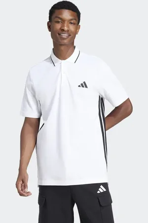 adidas Essentials - poloskjorte i piqué med 3 striber