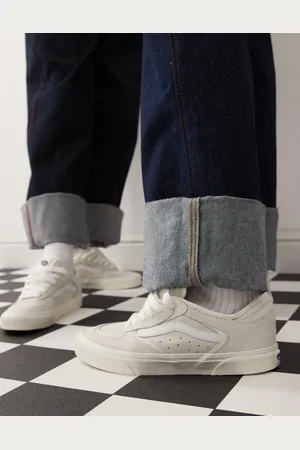Vans Rowley Classic - Råhvide sneakers i ruskind