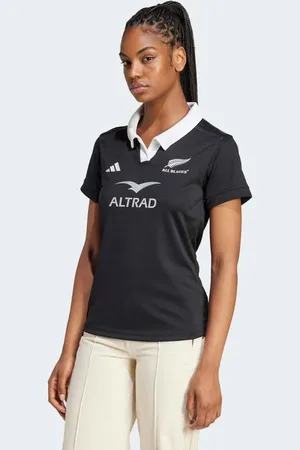 adidas All Blacks Rugby Aeroready - Sort jersey med korte ærmer