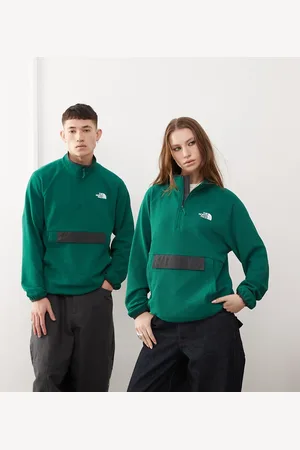 The North Face Kecha - Grøn og sammenpakkelig anorak med 1/4 lynlås - Kun hos ASOS