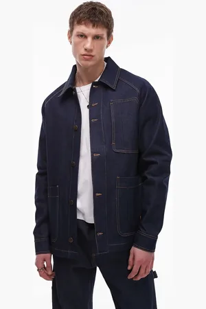 Caterpillar WWR - arbejdsjakke i rå denim - Del af sæt