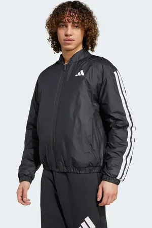 adidas Essentials - og isoleret bomber-jakke med 3 striber