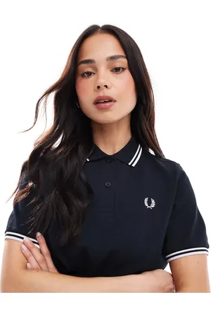 Fred Perry Poloskjorte med to hvide kantstriber