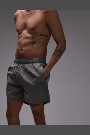 ARKET Badeshorts med tern i ripstop