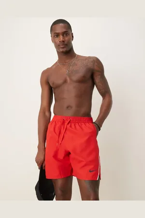 Nike Nike - Røde badeshorts i volley-stil