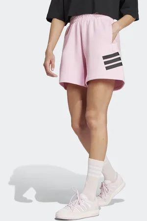 adidas Future Icons - Pink shorts med 3 striber-Lyserød