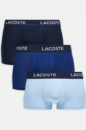 Lacoste Pakke med 3 par boksershorts i blå nuancer