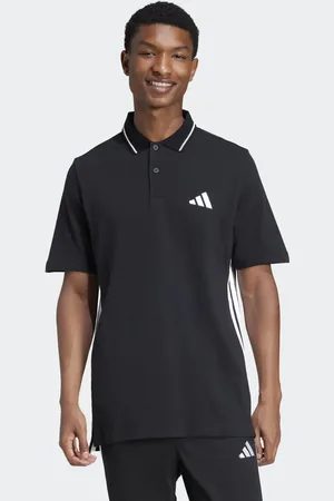 adidas Essentials - poloskjorte i piqué med 3 striber