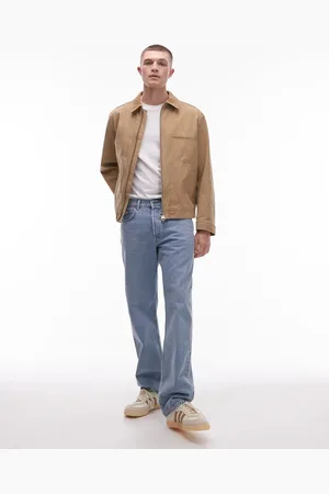 ARKET Ocean - Løstsiddende jeans med lige ben i lys vask-Blå