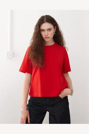 Weekday Perfect - T-shirt i firkantet pasform
