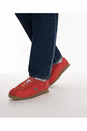 Lacoste Club Low - Pink sneakers i mesh