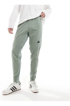 adidas Adidas - Training Designed for Training - Sølvgrønne hybridbukser