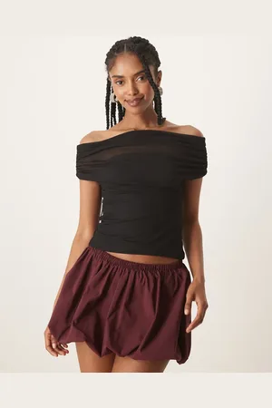 Gina Tricot Offshoulder-top i mesh