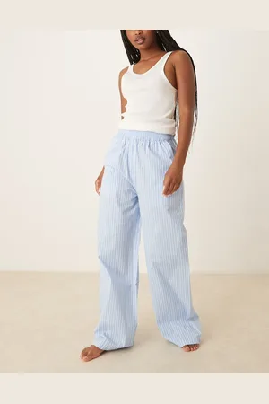 Luna Oversized pyjamasbukser med striber