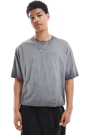 Hollister Vasket grå poset T-shirt med college-motiv