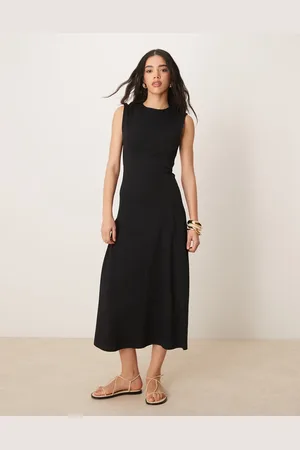 ASOS ærmeløs midi-sundress i bomuld