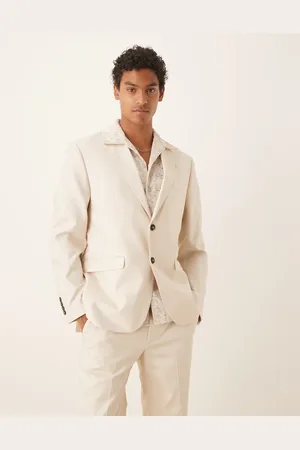 SELECTED Ascot - Cremehvid blazer i regular fit