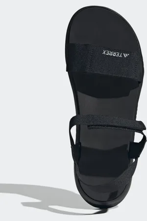 adidas Terrex Hydroterra - Sorte og lette sandaler med grå detaljer