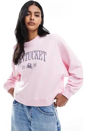 Hollister Sweatshirt med rund hals og grafik på brystet