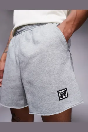 Nike Heritage - Grå 5-tommer-shorts i fleece