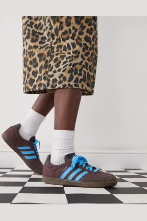 adidas Samba OG - Brune og blå sneakers