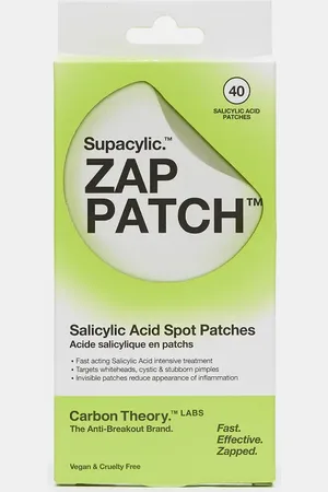 Carbon Theory Salicylic Acid Zap - Pakke med 40 plastre til hudorme og urenheder
