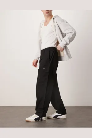 Calvin Klein Sorte cargobukser i poplin