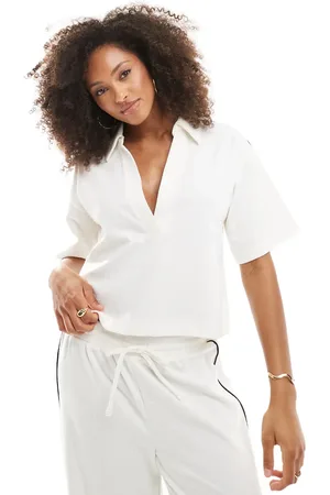 Cotton On Cotton On - Hvid ribstrikket strandtop