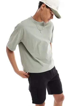 Hollister Cropped T-shirt i firkantet pasform