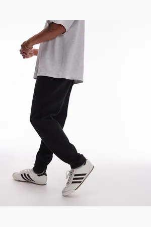 Topman Tapered bukser med elastisk linning i