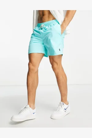 Ralph Lauren Traveler - Blå badeshorts med ikonlogo