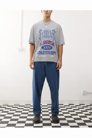 Dr Denim Dr. Denim - Kobe - Mellemblå baggy jeans i stenvask