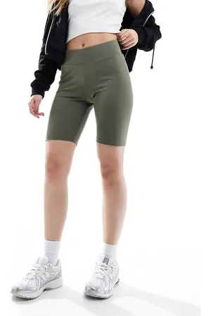 Noisy May Kakifarvede leggingsshorts-Grøn