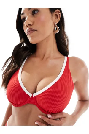 Hollister Curvy - bikinitop med dyb udskæring og bøjle - Del af sæt
