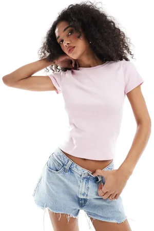 Hollister Ribstrikket T-shirt med korte ærmer