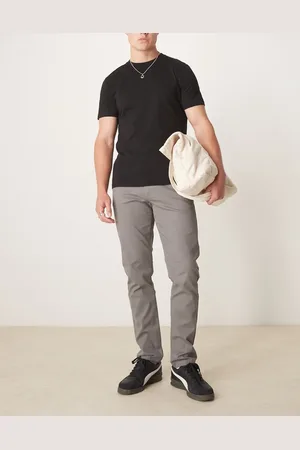 ASOS Grå chinos i slim fit