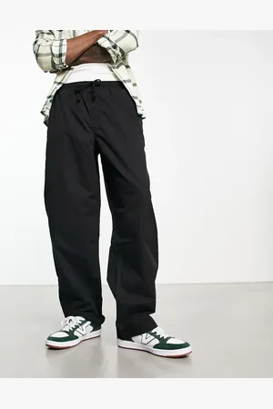 Vans Sorte baggy chinos med elastik i taljen