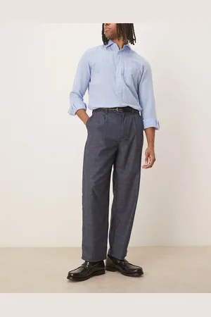 ASOS Og elegante bukser i løstsiddende skater fit-Grå