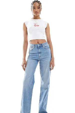 ASOS ASOS DESIGN Tall - Lyseblå jeans med lige ben og comfort-stretch
