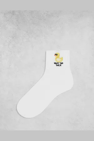 ASOS Hvide sokker med slogan