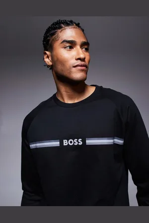 HUGO BOSS Authentic - sweatshirt i regular fit med logostribe