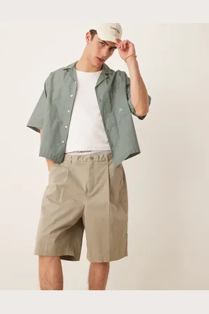 Calvin Klein Beige skræddersyede bermudashorts-Neutral