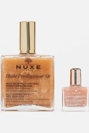 Nuxe X ASOS - Huile Prodigieuse - Shimmer Dry Oil - 100 ml Home and Away ( gratis mini-produkt) - Kun hos ASOS