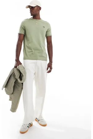 Fred Perry Ringer t-shirt i grøn